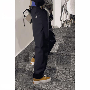 美式 工装 长裤 秋冬季 休闲裤 机能小三角白标宽松锥形休闲裤 男款 新款