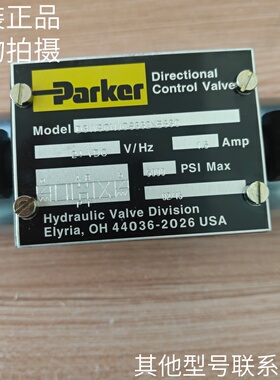 美国派克Parker电磁阀D3W9CNJCS332XB830原装现货