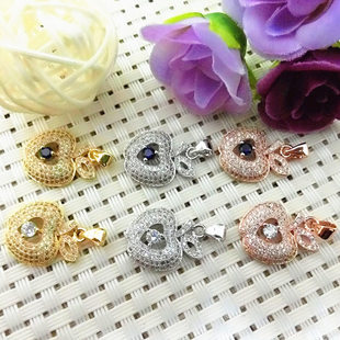 饰配件批 款 发 经典 24K金微镶 DIY首