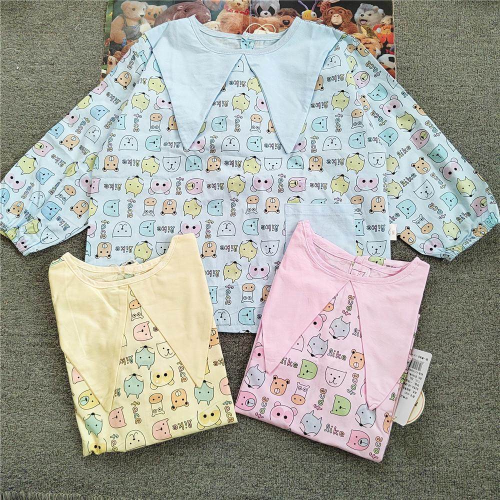 2件 婴儿罩衣纯棉防水防脏儿童画画衣男女宝宝吃饭围兜反穿衣倒褂,童装/婴儿装/亲子装,反穿衣/罩衣,淘宝优惠券,粉丝福利购,淘宝优惠卷