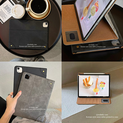 ins复古秋冬吸磁ipad壳