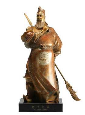 宇达青铜乾坤正气工艺品关公摆件