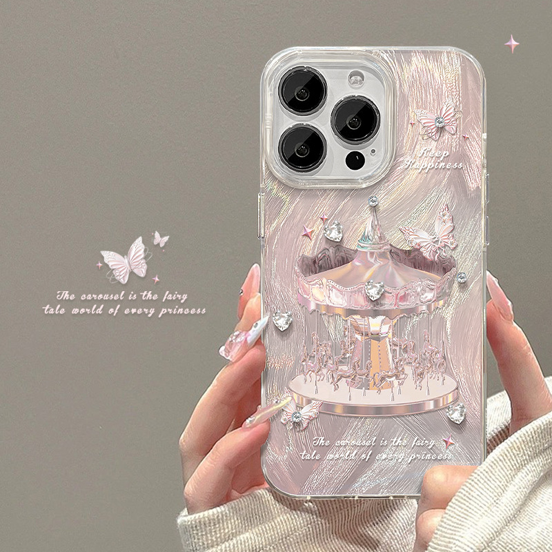 适用苹果15手机壳iphone14pm旋转