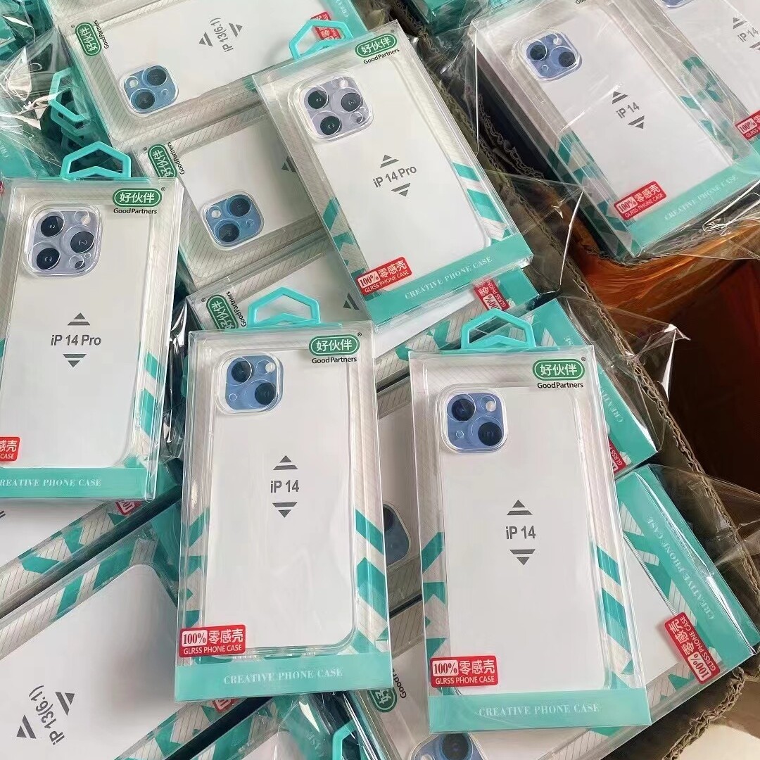 好伙伴零感透明壳苹果17pro max手机壳批发 适用iPhone 13 16 12 15 14 11 XS XR plus E保护套高透女新款TPU