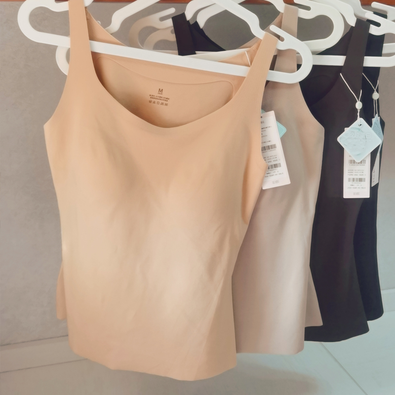 和美新款磨毛无钢圈罩杯一体背心