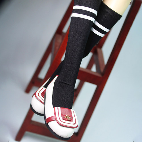 现货【满68包邮】三万院长BJD娃娃用 杠杠袜 3分4分6分大叔SD娃