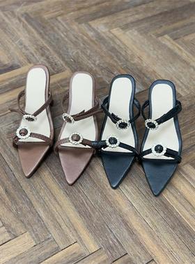 BJD娃鞋 咔咔星球 3分SD/DD/SDGR/SD16 水钻扣高跟凉拖 三万院长