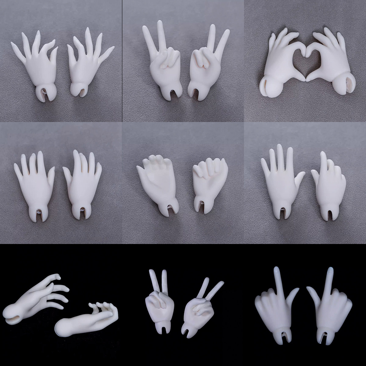 GEM4分bjd娃娃手型脚型