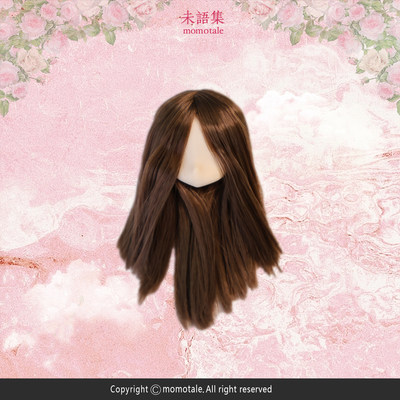 未语集bjd娃娃植发头