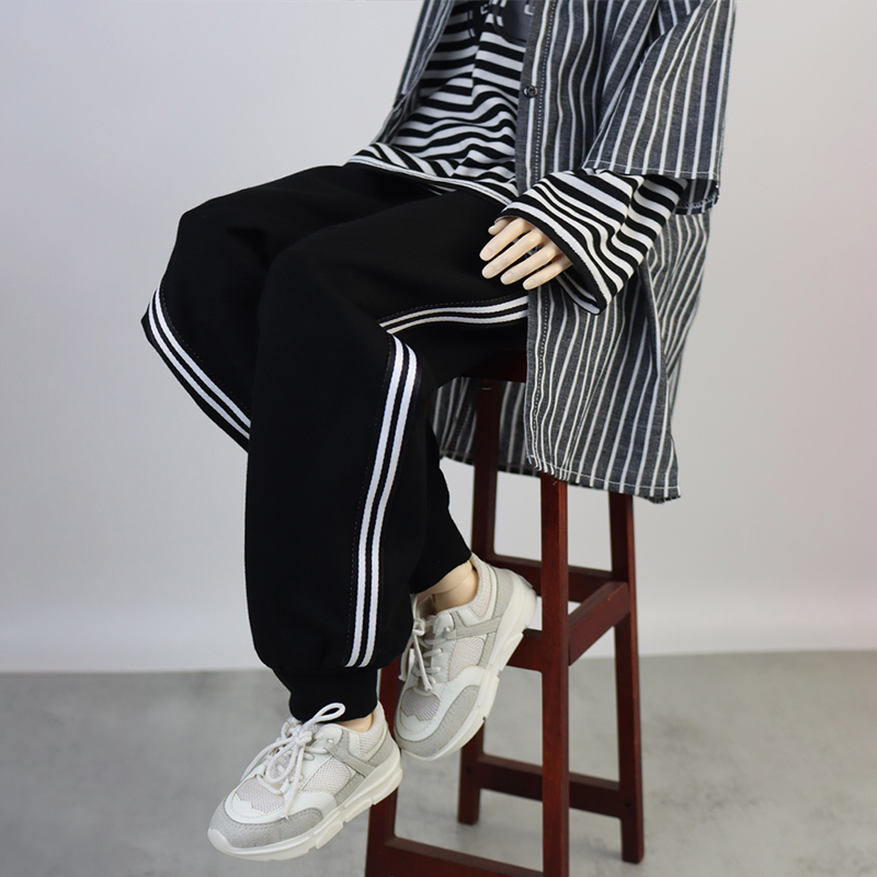 现货【满68包邮】三万院长BJD娃娃用 杠杠运动休闲裤 3分4分SD娃