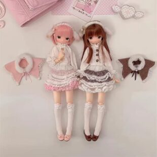 娃鞋 咔咔星球寄售 平底浅口蝴蝶结单鞋 ob22 bjd娃鞋 azone