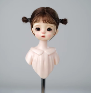 【三万院长现货】bjd假发6分俄罗斯马海毛点点啾啾六分弹力发网