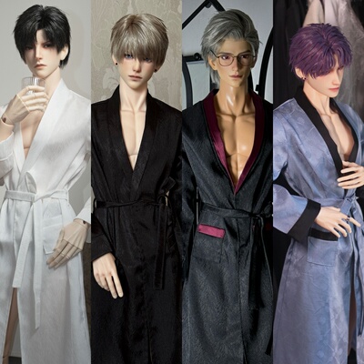 现货75叔恋与深空浴袍BJD娃衣