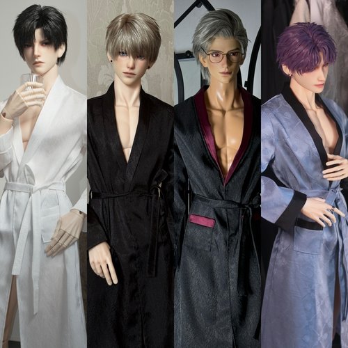 现货75叔恋与深空浴袍BJD娃衣