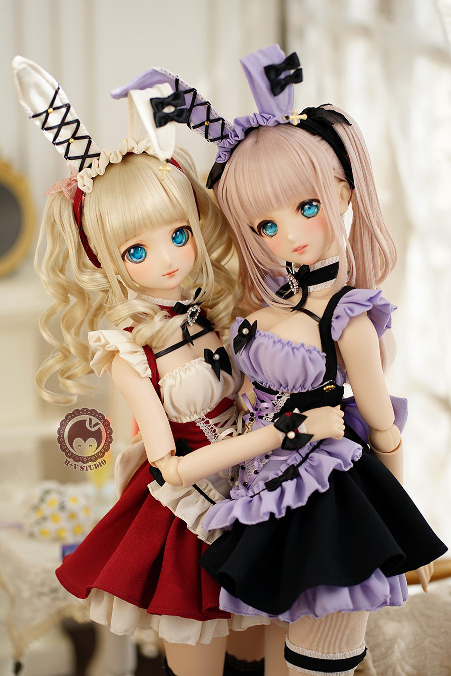 【三万院长】喵屋悠宫美兔-女仆装娃衣3分BJD DD DYASAE洋装通贩