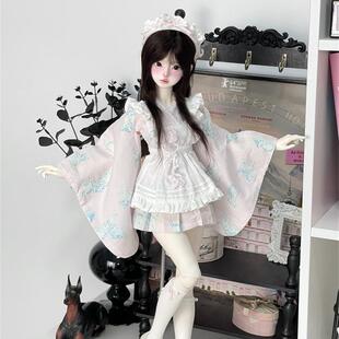 bjd娃衣4分/6分【咔咔星球】寄售 猫咪和服改良款mdd大头点妹尺寸