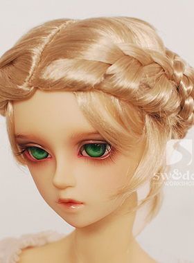 BJD假发叔3分4分6分8分仿马海毛DD巨婴SD娃娃 JW088 欧洋盘辫