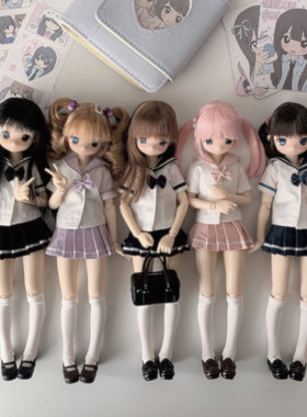 咔咔星球寄售bjd娃衣 azone/ob22娃衣 古早味制服 学院风多色套装