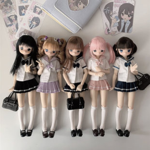 咔咔星球寄售bjd娃衣 azone/ob22娃衣 古早味制服 学院风多色套装