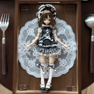 寄售古董街23号 可可颂茶会 azone/ob22 可爱lolita特6分bjd娃衣