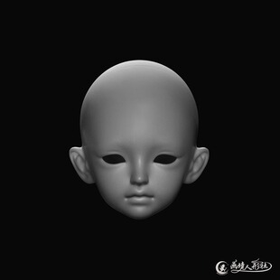 三万院长预售 画境社 原创bjd娃娃4分大四分男娃凌飒素头单头