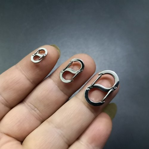 316不锈钢弹簧扣迷你edc户外箱包