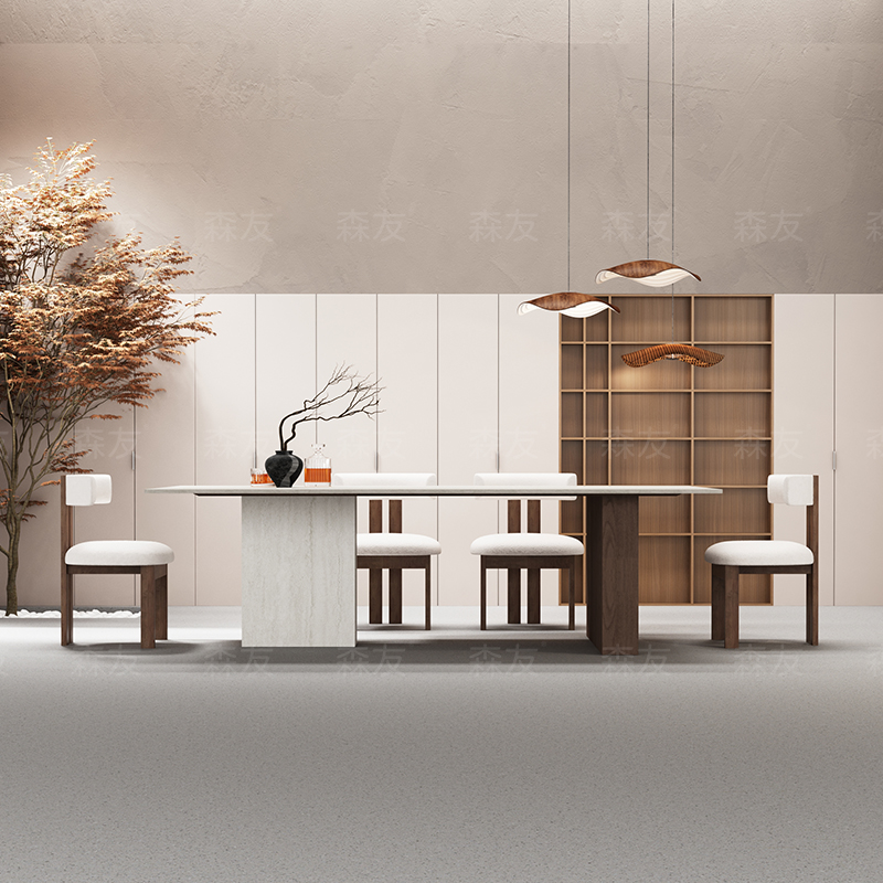 森友德利丰设计师全岩板餐桌