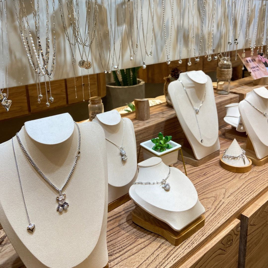 초상화 목 목걸이 디스플레이 스탠드 쥬얼리 카운터 스톨 모델 목 펜던트 선반 디스플레이 행거 쥬얼리 랙