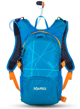 SOURCE溹思Fuse 8L/12L户外便携水袋一体背包2L/3升骑行徒步装备