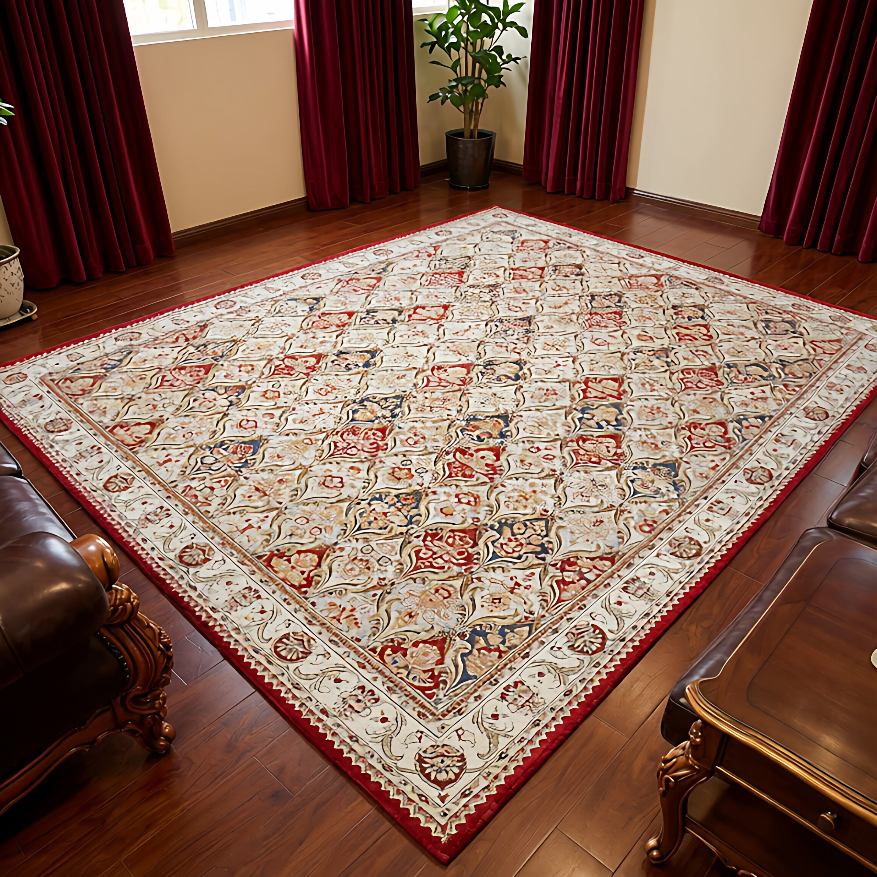 欧美地毯客厅茶几毯卧室床前脚垫高密度编织进门房间满铺家用清仓