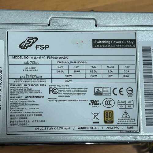 询价-全汉FSP75050ABA电源750W功率80PLUS