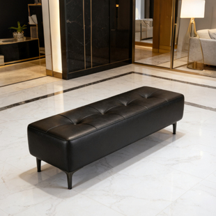 入户换鞋凳家用门口穿鞋凳窄轻奢高级感卧室床尾凳衣帽间长条凳子