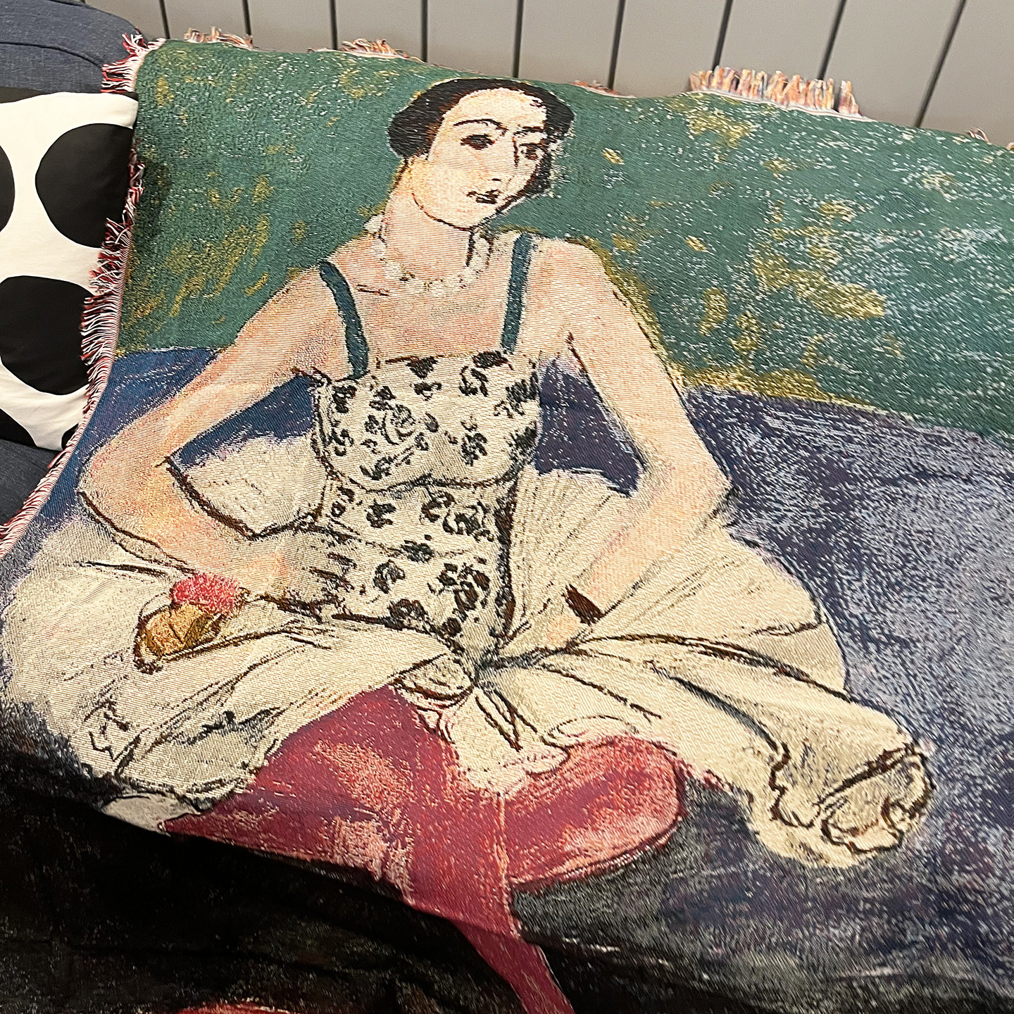 Henri Matisse野兽派挂毯The Ballet Dancer沙发毯挂毯墙面装饰毯,居家布艺,挂毯/壁毯,淘宝优惠券,粉丝福利购,淘宝优惠卷