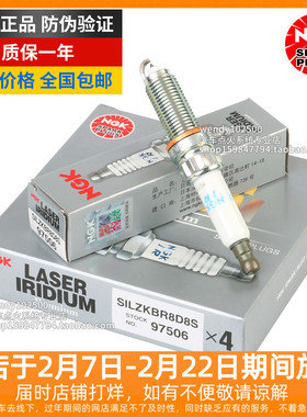 NGK铱铂金火花塞SILZKBR8D8S 97506 宝马N55 N20 3系4系5系X5X6