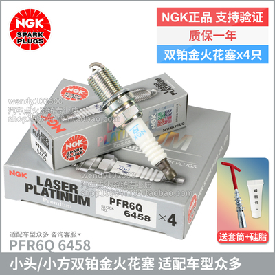 NGK哈弗H6睿骋CS75双铂金火花塞