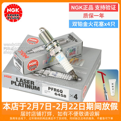 NGK哈弗H6睿骋CS75双铂金火花塞