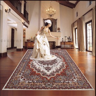客厅地垫 蒙古国进口100%纯羊毛地毯高密度加厚波斯风格 新款 正品