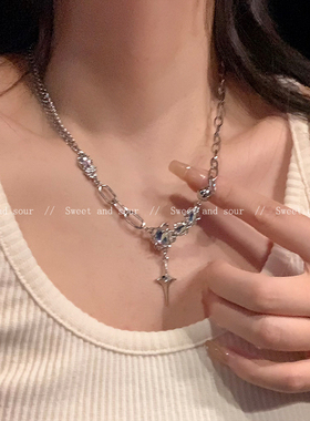 轻奢小众设计感星星项链女