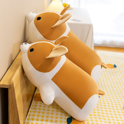 柯基毛绒玩具毛绒玩具羽绒棉