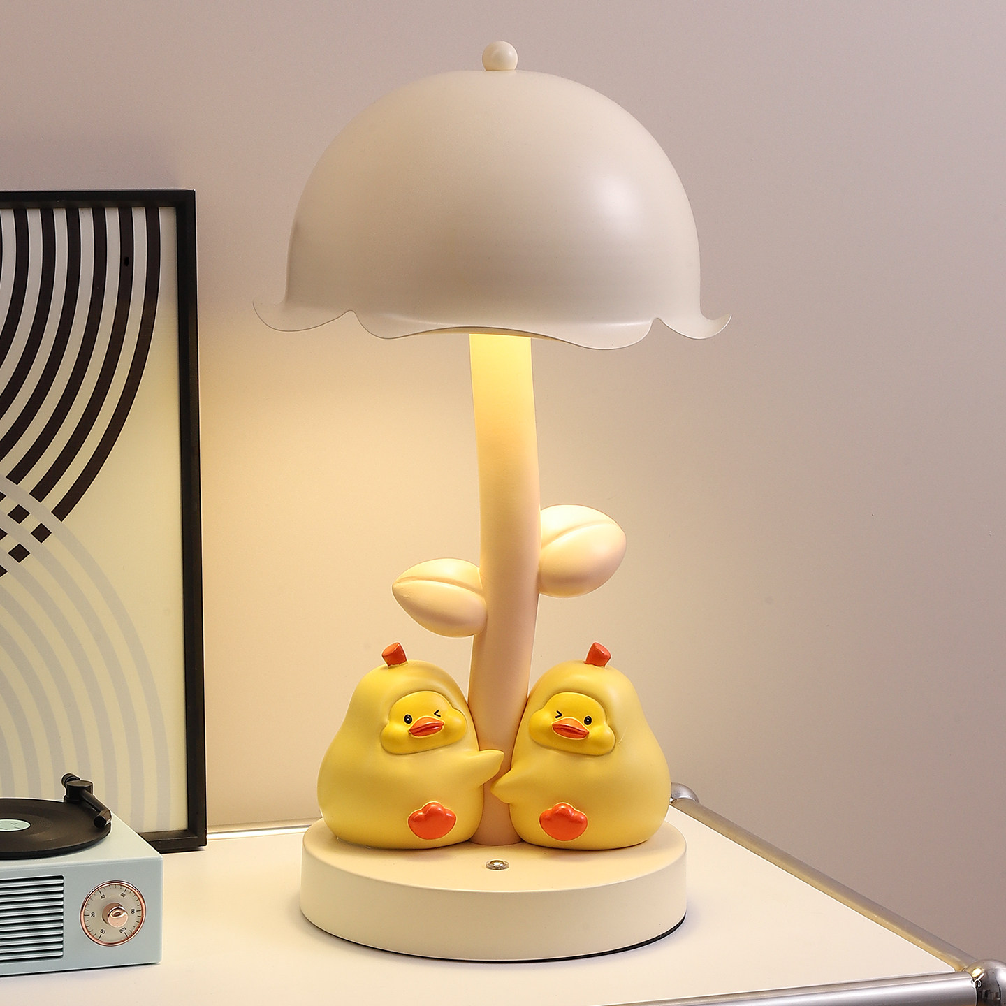 永不分离鸭台灯卧室床头灯男生情侣纪念意义情人节七夕送女友礼物