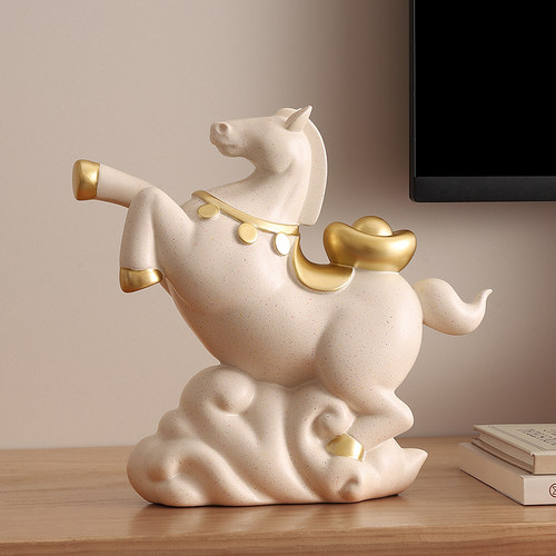 马上有钱酒柜装饰摆件