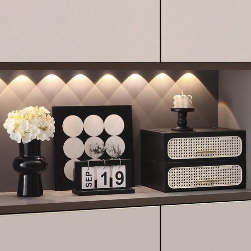 新中式轻奢玄关钥匙收纳摆件