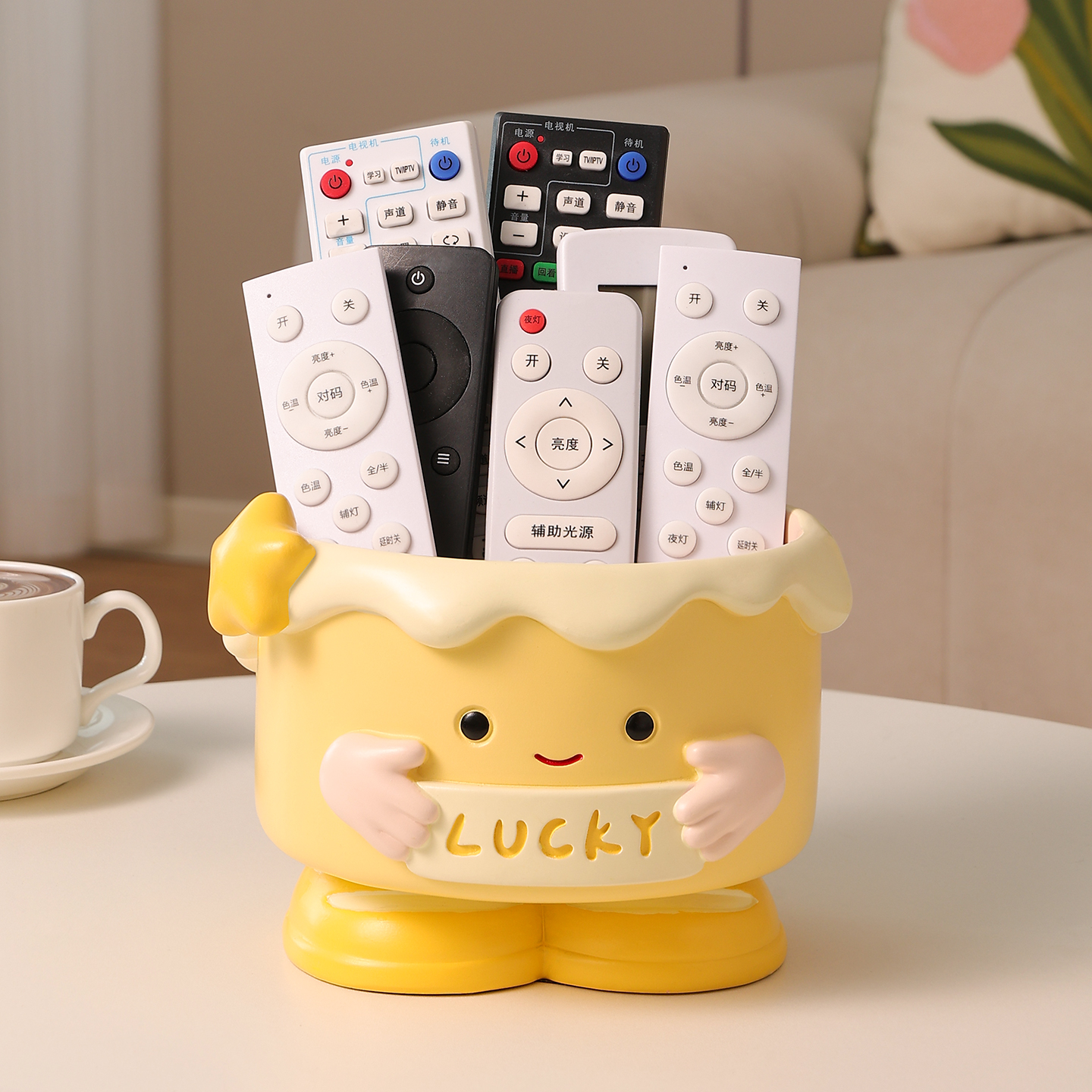 创意蛋糕遥控器收纳盒新房装饰品