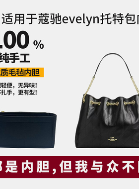 适用coach蔻驰evelyn34 36垃圾袋内胆包撑内衬福袋收纳分隔袋超轻
