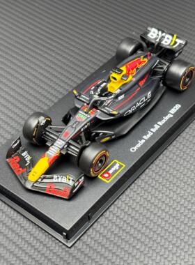 比美高车模f1红牛RB20带底座1:43方程式赛车收藏摆件仿真合金车模