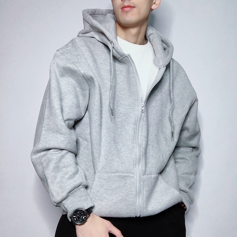 男连帽春秋全棉潮卫衣设计感小众