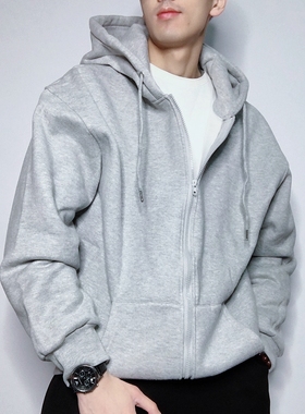 卫衣男连帽春秋设计感小众秋冬东大门oversize加绒全棉美式潮ins