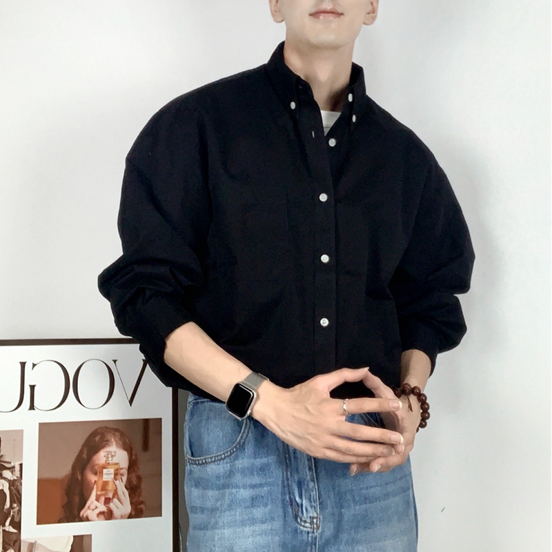 春秋港风设计感小众东大门衬衫男