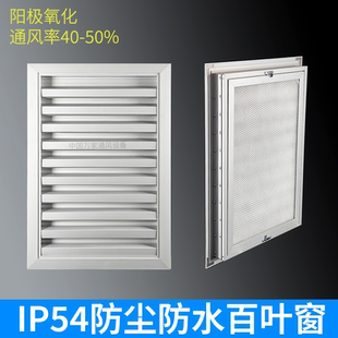 IP54百叶窗箱变机柜储能柜集装箱专用通风百叶窗防尘防水防虫定制