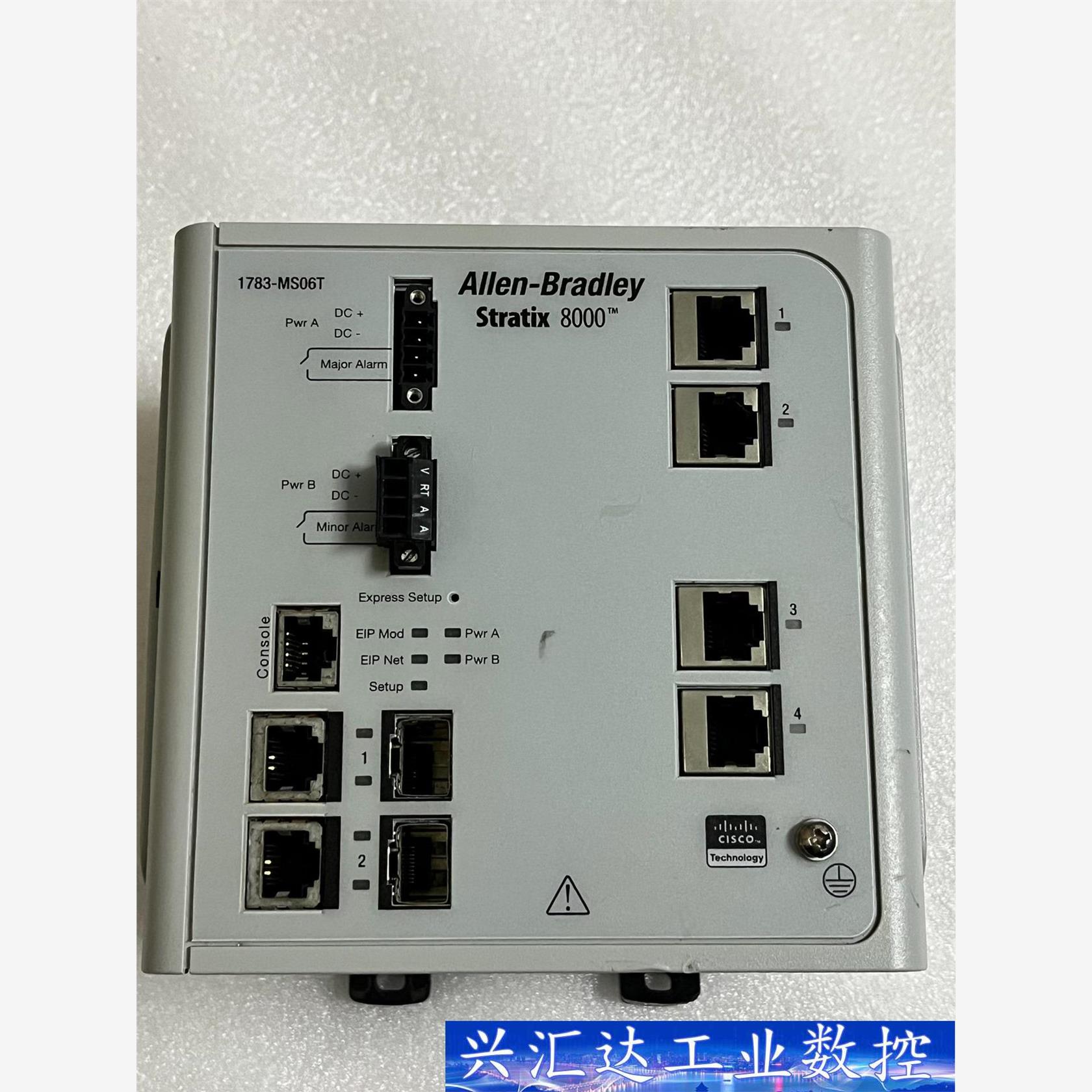 AB罗克韦尔网络交换机1783-MS06T，实物拍摄成色如图  询价下单